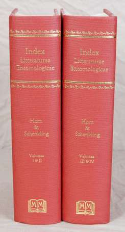 (Entomologie). HORN (Walther) & Sigmund SCHENKLING