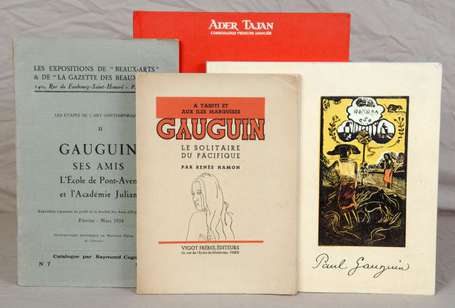 (Gauguin). COGNIAT (Raymond). Gauguin, ses amis. 