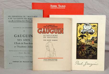 (Gauguin). COGNIAT (Raymond). Gauguin, ses amis. 