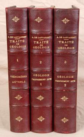 (Géologie). LAPPARENT (Albert de). Traité de 