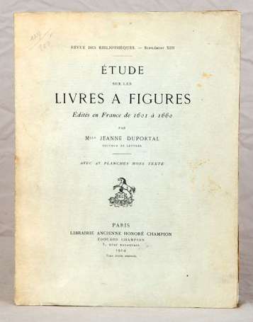 (Livres à figures). DUPORTAL (Jeanne). Étude sur 