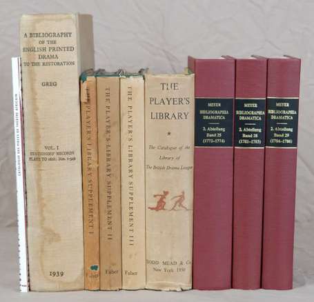 MEYER (Reinhart). Bibliographia Dramatica et 