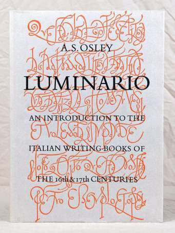 OSLEY (A. S.). Luminario. An introduction to the 
