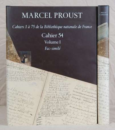 PROUST (Marcel). Marcel Proust. Cahiers 1 à 75 de 