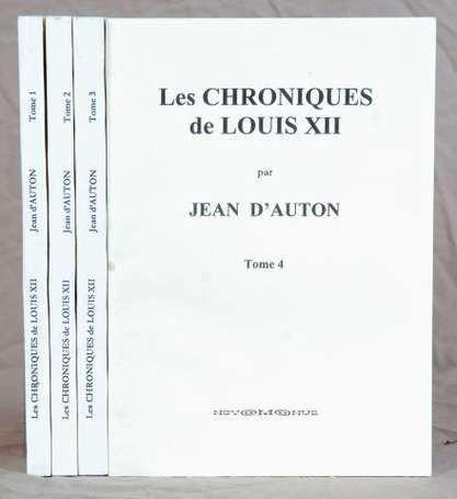 (XVe siècle). AUTON (Jean d'). Les Chroniques de 