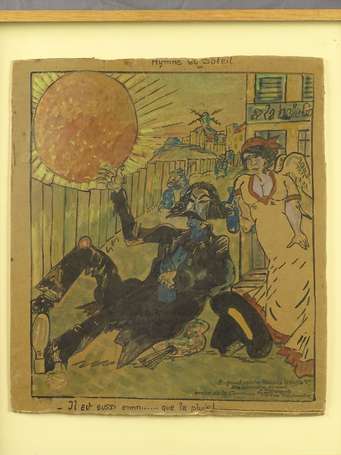 DEPAQUIT Jules (1869-1924) - Hymne au soleil, 