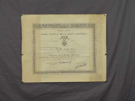 mil-Diplôme de l'Ordre de la Légion d'honneur  