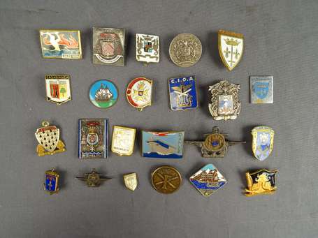 France - Marine - Lot d'insignes  (une vingtaine) 