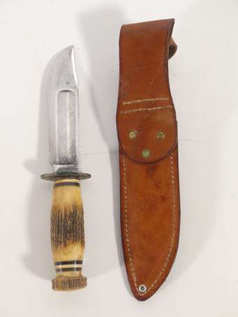 Couteau de chasse de 25,5 cm - lame sans marquage 