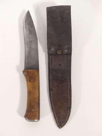 Couteau de chasse de 28 cm - lame sans marquage de