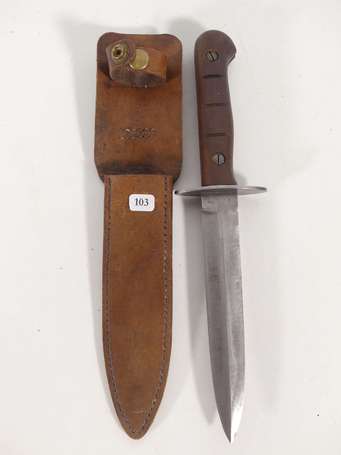 Couteau de chasse de 30 cm - lame sur base de 
