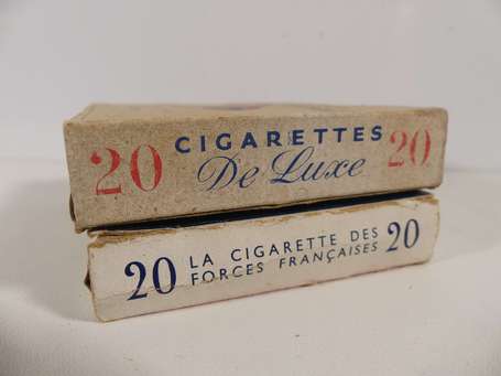 2GM - France Libre - 2 boites vides de cigarette ,