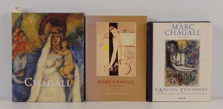 Ensemble de 3 volumes concernant Marc Chagall 