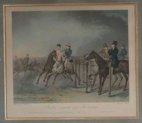 VERNET Carle (d'après) Suite de quatre gravures en