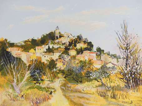 JOUENNE Michel (1933-2021)- Paysage provençal. 