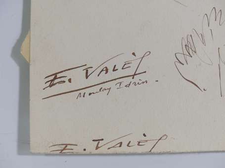VALET Eric (1953-) Paysage orientaliste. 3 dessins