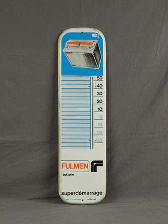FULMEN Batterie : Thermomètre en tôle, Imp DEM, 18