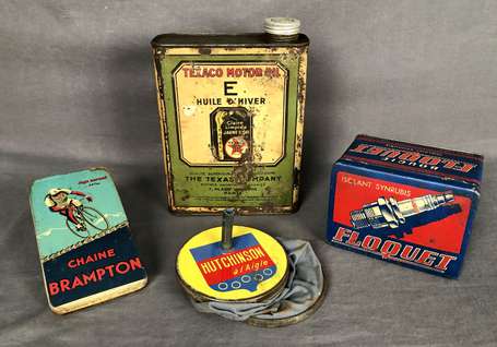 GARAGE : Un ensemble de 4 objets dont : TEXACO 