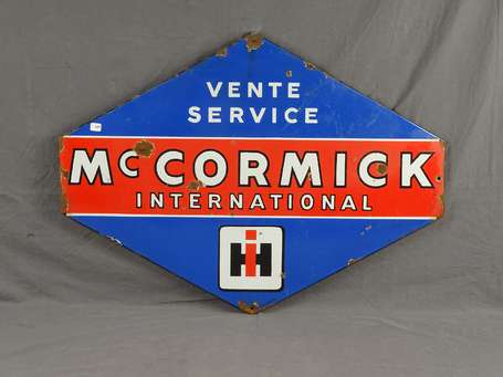 MAC CORMICK International : Plaque émaillée 