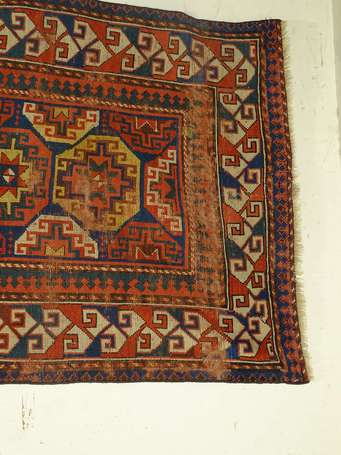 Tapis Moghan (chaîne, trame et velours en laine), 