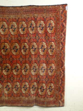 Tapis Boukhara Tekke (chaîne, trame et velours en 