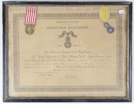 FR 14/18 - Cadre médaille militaire  avec son 