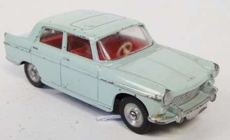 Dinky toys - Peugeot 404 berline , turquoise pâle 