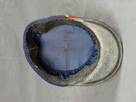 1GM - Képi polo mod 15, gris de fer bleuté, avec 