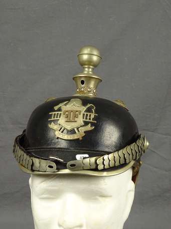 Casque à pointe, officier prusse 1895, très bel 