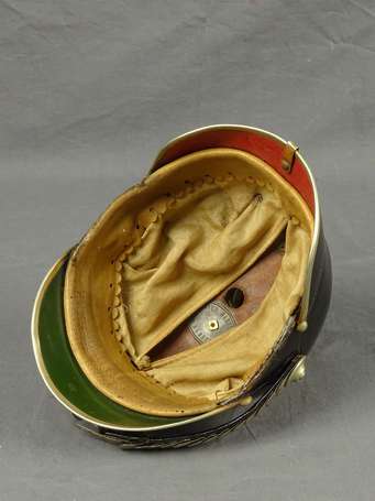 Casque à pointe, officier prusse 1895, très bel 