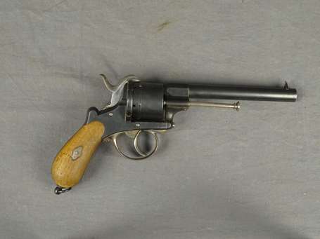 Pistolet, type lefaucheux, poinçons belges, 