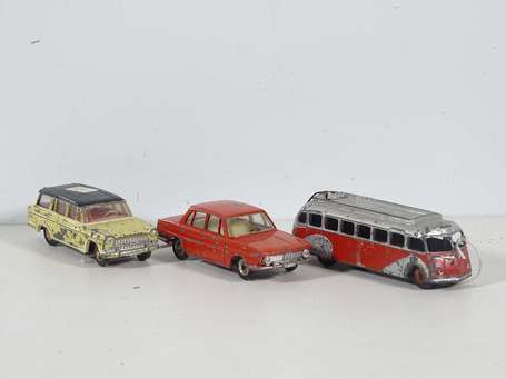 Dinky toys France - 3 voitures -Bmw/Fiat/Isobloc -