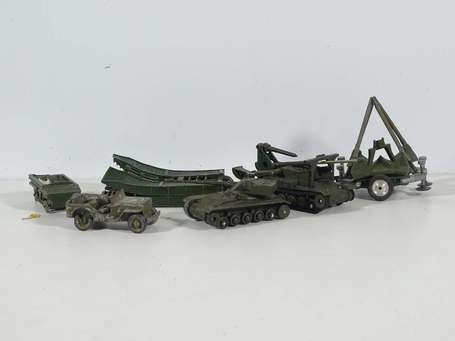 Dinky toys France - 4 véhicules militaires - en 