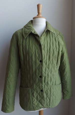 BARBOUR - Veste matelassée vert pistache T. 42. On