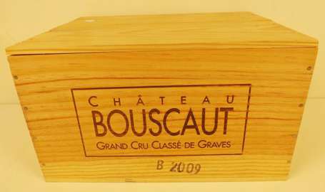 6 Bts Chateau Bouscaut blanc 2009. GCC graves cbo