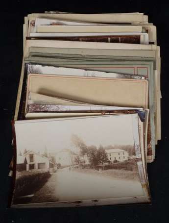 Lot d'env. 150 Photos albumine fin 1800 début 1900