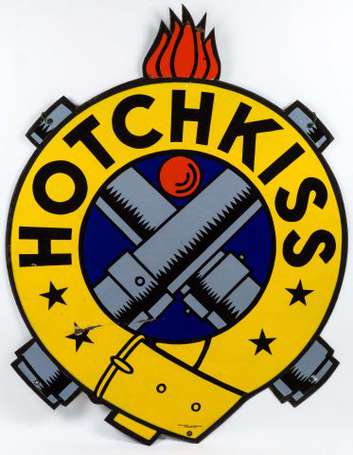 HOTCHKISS Automobiles : Plaque émaillée en 