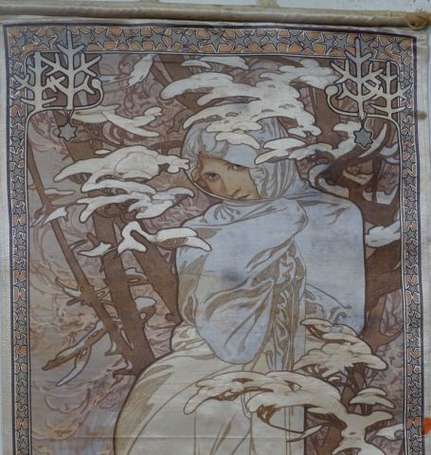 MUCHA Alfons Maria (1860-1939) - Automne, Hiver. 