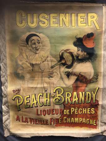 « CUSENIER - Peach Brandy , liqueur de pêche à la 