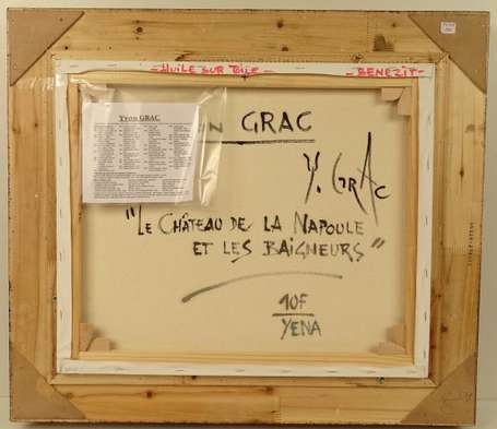 GRAC Yvon (1945) - Ecole de Nice - La plage, le 