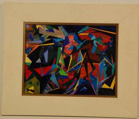 Soubies Philippe 1956- Composition Huile et 