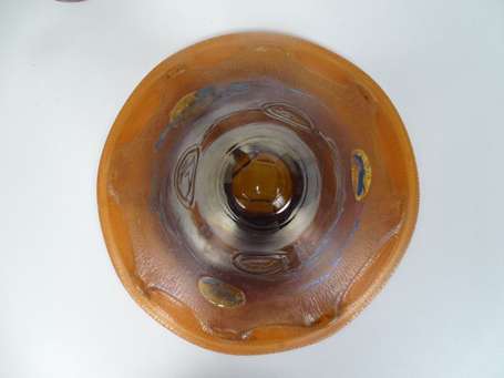MATEUS Jean-Pierre Xxe - Lampe champignon en verre