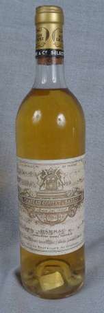1 bt Château Coutet Barsac 1986 étiquette tachée