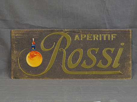 ROSSI Apéritif : Bandeau estampé illustré de la 