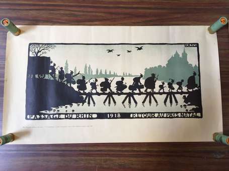 Passage du Rhin 1918 Retour au Pays Natal - 