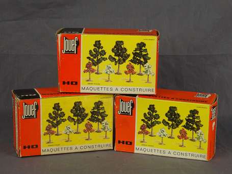Jouef - Accessoires - 3 boites d'arbres , neuf  en