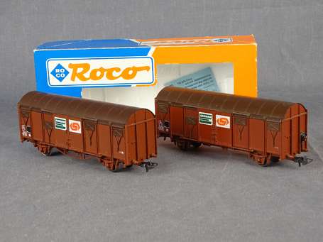 Roco - 2 wagons 