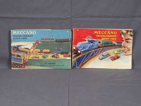 2 catalogues Méccano - 1958/1959 , bel état 