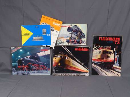 6 catalogues - 3 Marklin/2 Hamo/1 Fleichmann