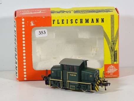 Fleischmann - Locomotive diesel de manœuvre verte 